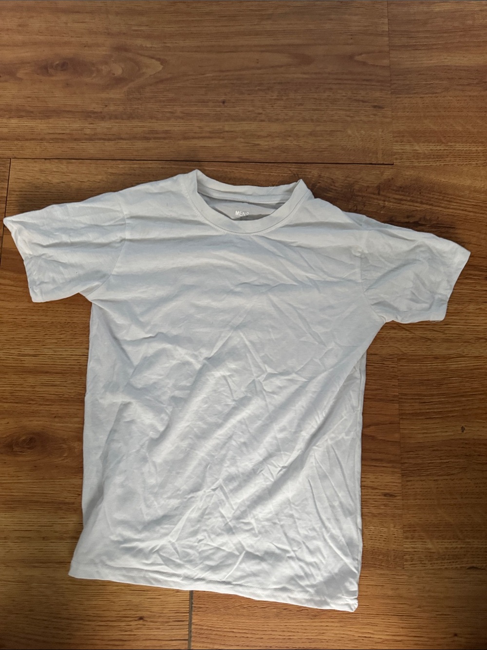 Classic White Crew Neck Men's T-Shirt